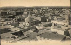 Panoramic View of Town Postcard