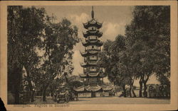 Pagoda in Siccawei Shanghai, China Postcard Postcard