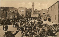 Market Place Bethlehem, Israel Middle East Postcard Postcard