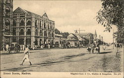 Street Scene Postcard
