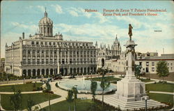 Zayas Park and President's House Postcard