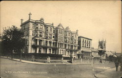 West Cliff Hotel Folkestone, England Kent Postcard Postcard