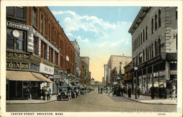 Center Street View Brockton Massachusetts