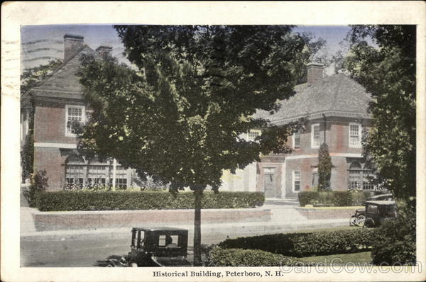 Street View of Historical Buildings Peterborough New Hampshire