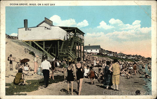 Ocean Grove, Mass. On a Hot Day Massachusetts