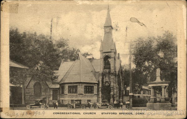 Street View of Congregational Church Stafford Springs Connecticut