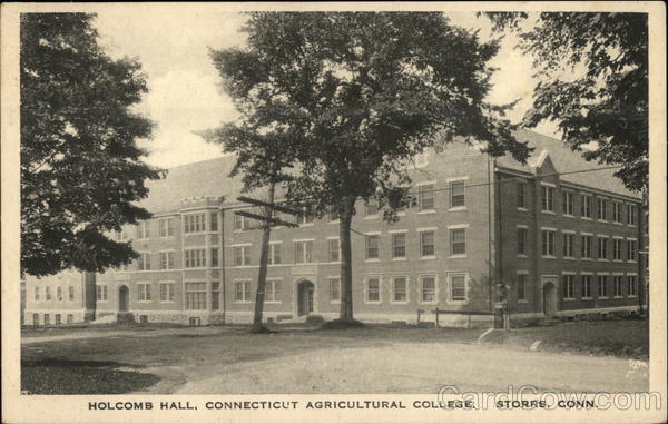 Holcomb Hall, Connecticut Agricultural College Storrs