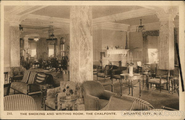 The Smoking and Writing Room, The Chalfonte Atlantic City New Jersey