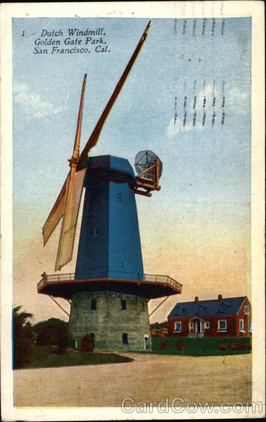 Golden Gate Park - Dutch Windmill San Francisco California