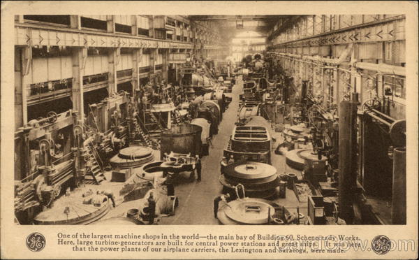 General Electric - The Main Bay of Building 60, Schenectady Works New York