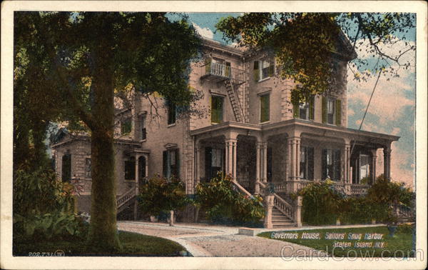 Governor's House, Sailors' Snug Harbor Staten Island New York
