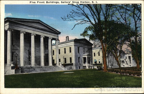 Five Front Buildings, Sailors' Snug Harbor, S. I. New York