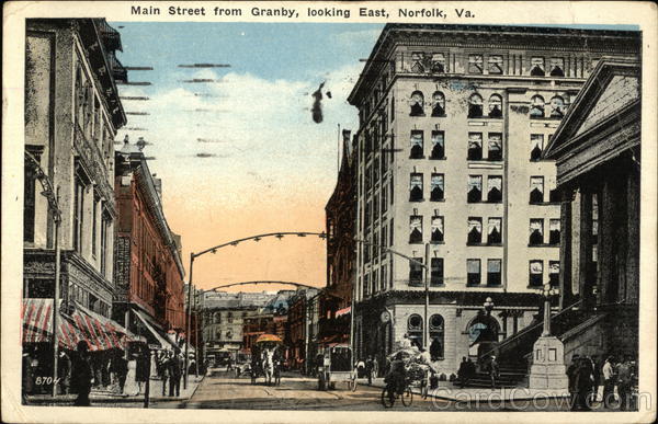 Main Street from Granby, Looking East Norfolk Virginia