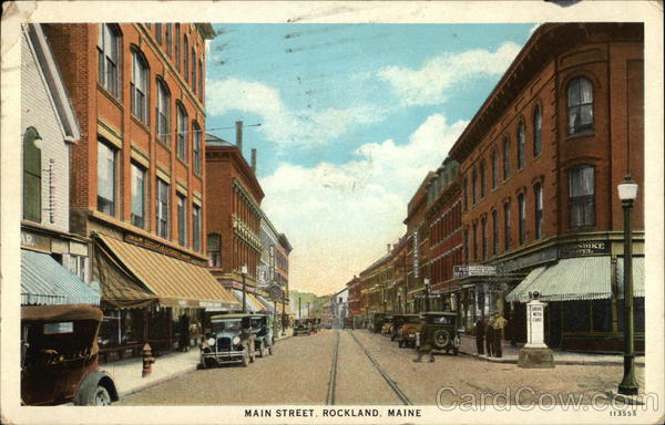 Main Street View Rockland Maine