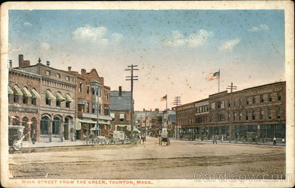 Main Street from the Green Taunton Massachusetts