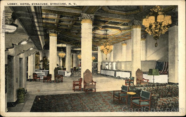 Lobby, Hotel Syracuse New York