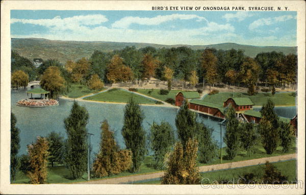 Bird's Eye View of Onondaga Park Syracuse New York