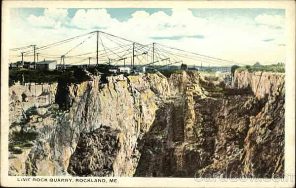 Lime Rock Quarry Rockland Maine