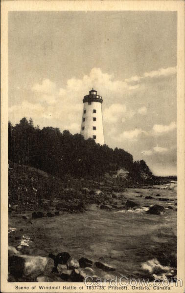 Scene of Windmill Battle 1837-38 Prescott ON Canada