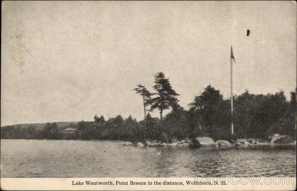 Lake Wentworth, Point Breeze in the Distance Wolfeboro New Hampshire
