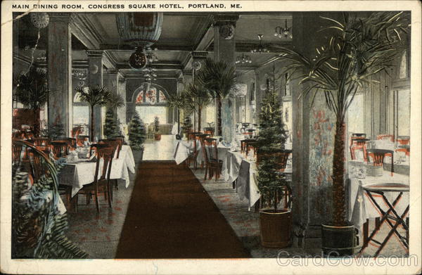 Congress Square Hotel - Main Dining Room Portland Maine