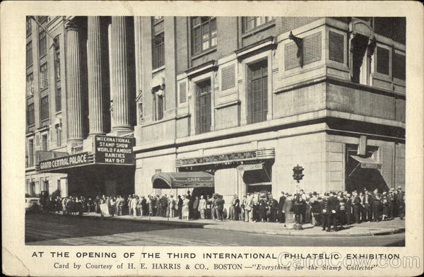 At the Opening of the Third International Philatelic Exhibition New York