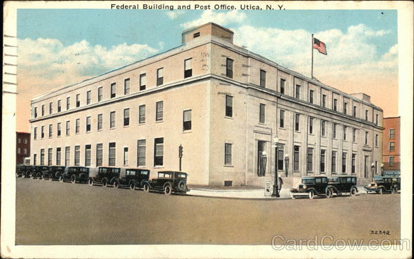 Federal Building and Post Office Utica New York