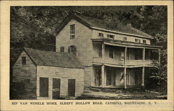 Rip Van Winkle Home, Sleepy Hollow Road, Catskill Mountains Athens New York