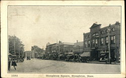 Stoughton Square Massachusetts Postcard Postcard Postcard