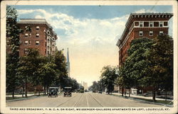 Y.M.C.A. and Weissenger-Gaulberg Apartments Louisville, KY Postcard Postcard Postcard