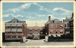 Jewish Synagogue in Avondale Postcard