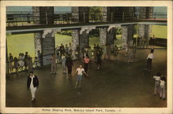 Roller Skating Rink, Bob-Lo Island Park Postcard