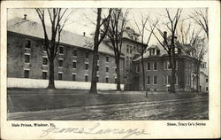 Street View of State Prison Postcard