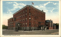 Bangor House Maine Postcard Postcard Postcard