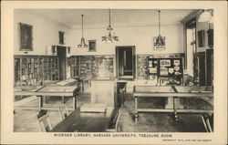 Harvard University - Widener Library, Treasure Room Postcard