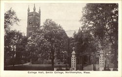 Smith College - College Hall Postcard