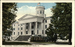 Pennsylvania College - Old Dorm Postcard