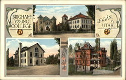 Brigham Young College Logan, UT Postcard Postcard Postcard