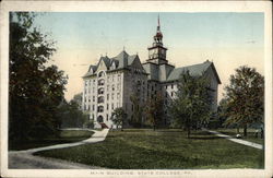 State College - Main Building Pennsylvania Postcard Postcard Postcard