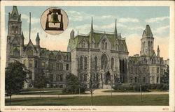 University of Pennsylvania - College Hall Postcard
