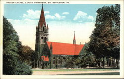 Lehigh University - Packer Chapel Bethlehem, PA Postcard Postcard Postcard