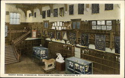 Princeton University - Trophy Room, Gymnasium New Jersey Postcard Postcard Postcard