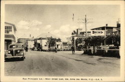 Rue Principale Est - Main Street East Postcard