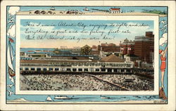 Here I am in Atlantic City, Enjoying its Sights and Cheer New Jersey Postcard Postcard Postcard