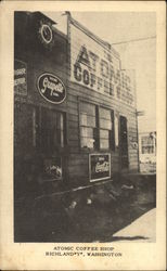 Atomic Coffee Shop Postcard