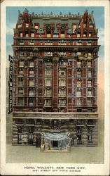 Hotel Wolcott, 31st Street off Fifth Avenue New York, NY Postcard Postcard Postcard