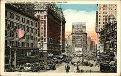 Longacre Square from Times Building New York, NY Postcard Postcard Postcard