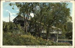 The Ledyard Bridge Hanover, NH Postcard Postcard Postcard