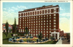 Penn Albert Hotel Greensburg, PA Postcard Postcard Postcard