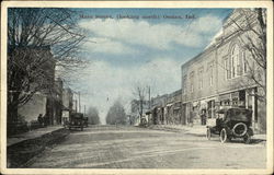 Main Street, Looking North Postcard